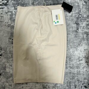 Pinko Cream Pencil Skirt